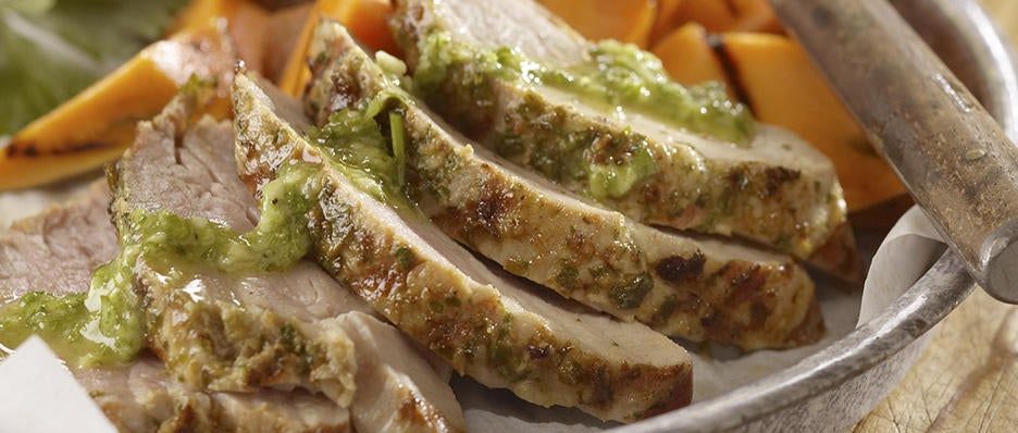 Grilled Pork Tenderloin Chimichurri