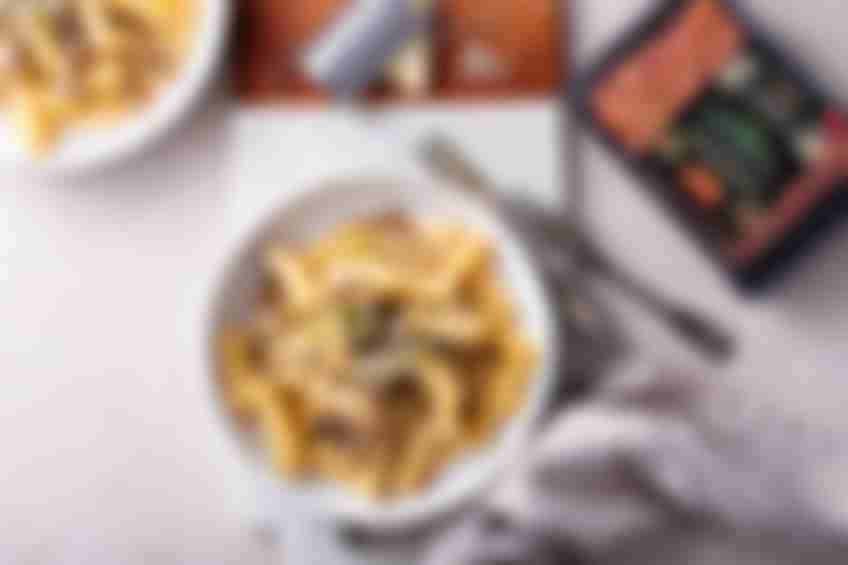 Sausage Alfredo Rigatoni