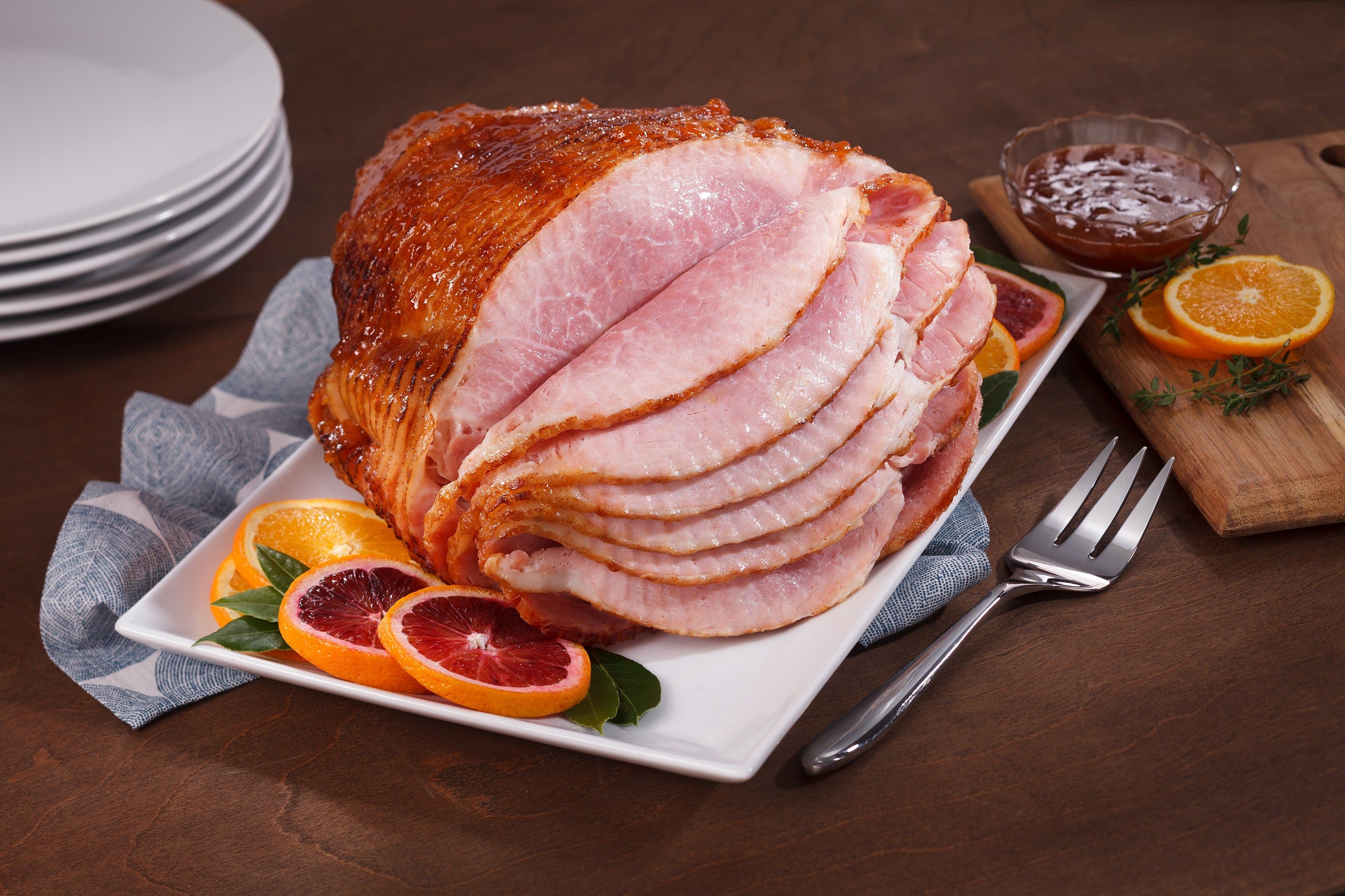 Sugar-Glazed Spiral Ham