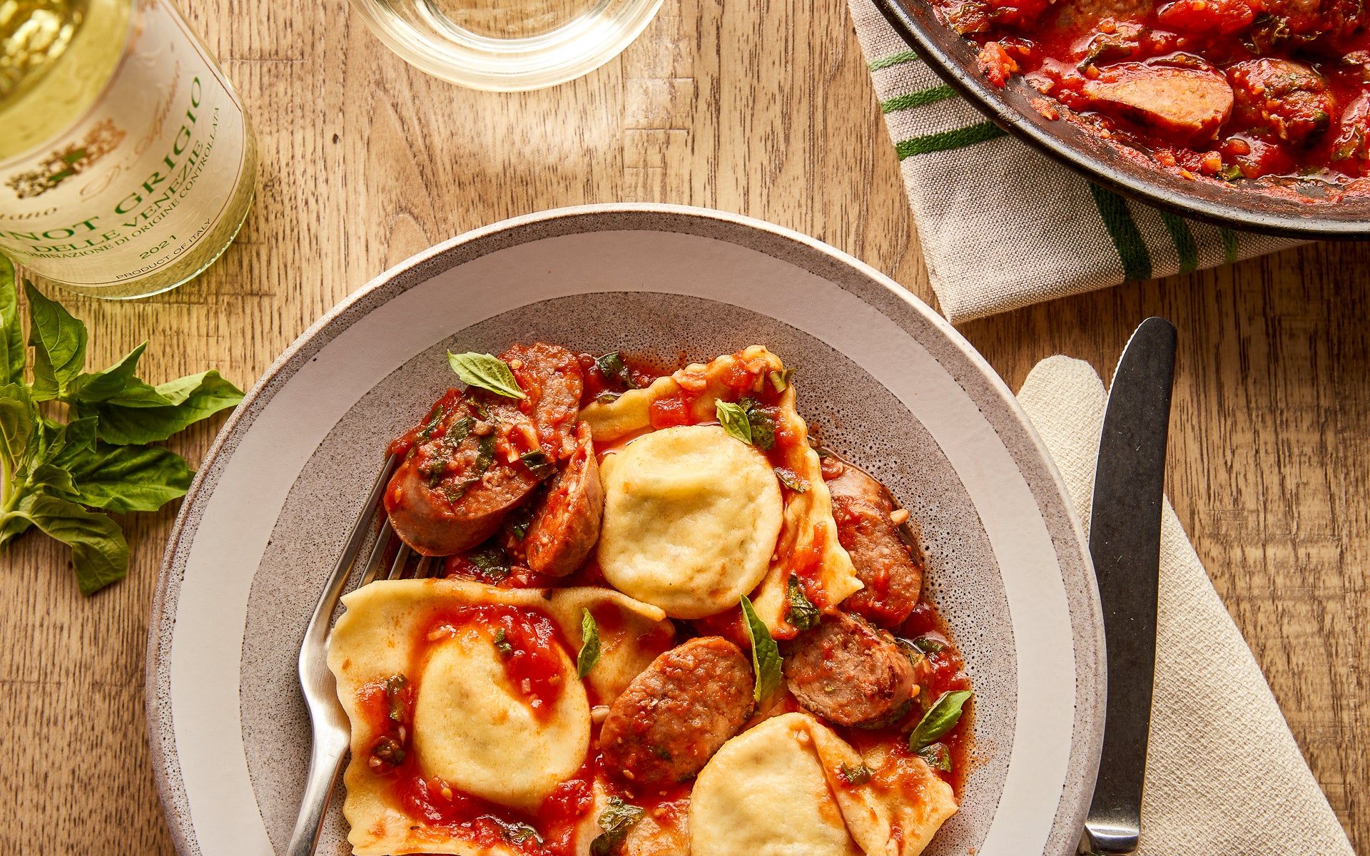 Sausage ravioli deals