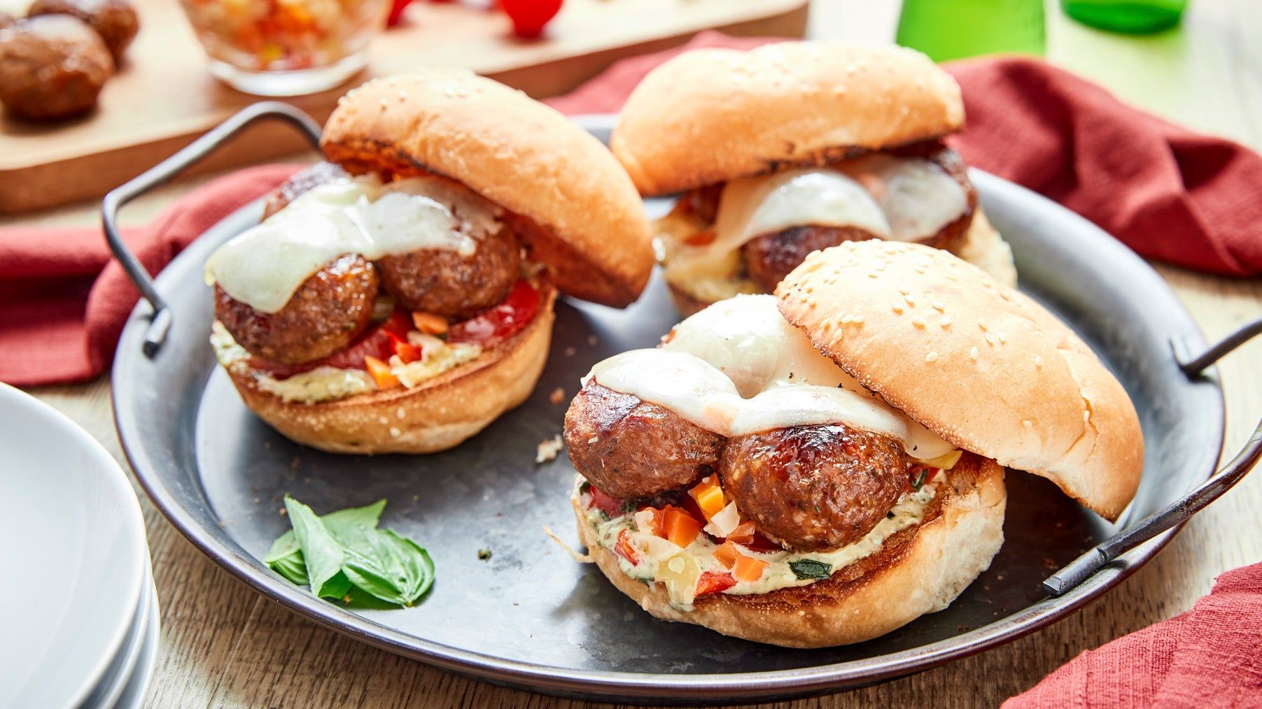 Spicy Sicilian Meatball Sandwich-image
