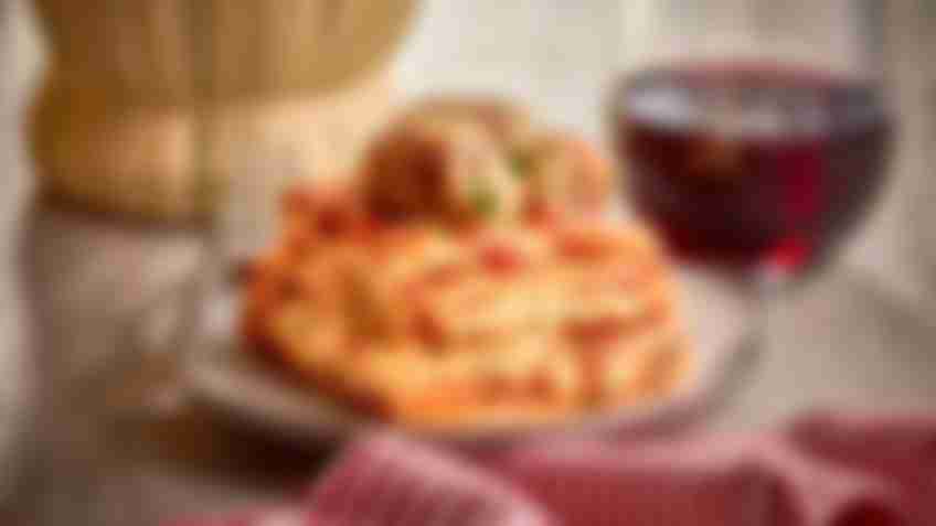 Spicy Sicilian Meatball Lasagna