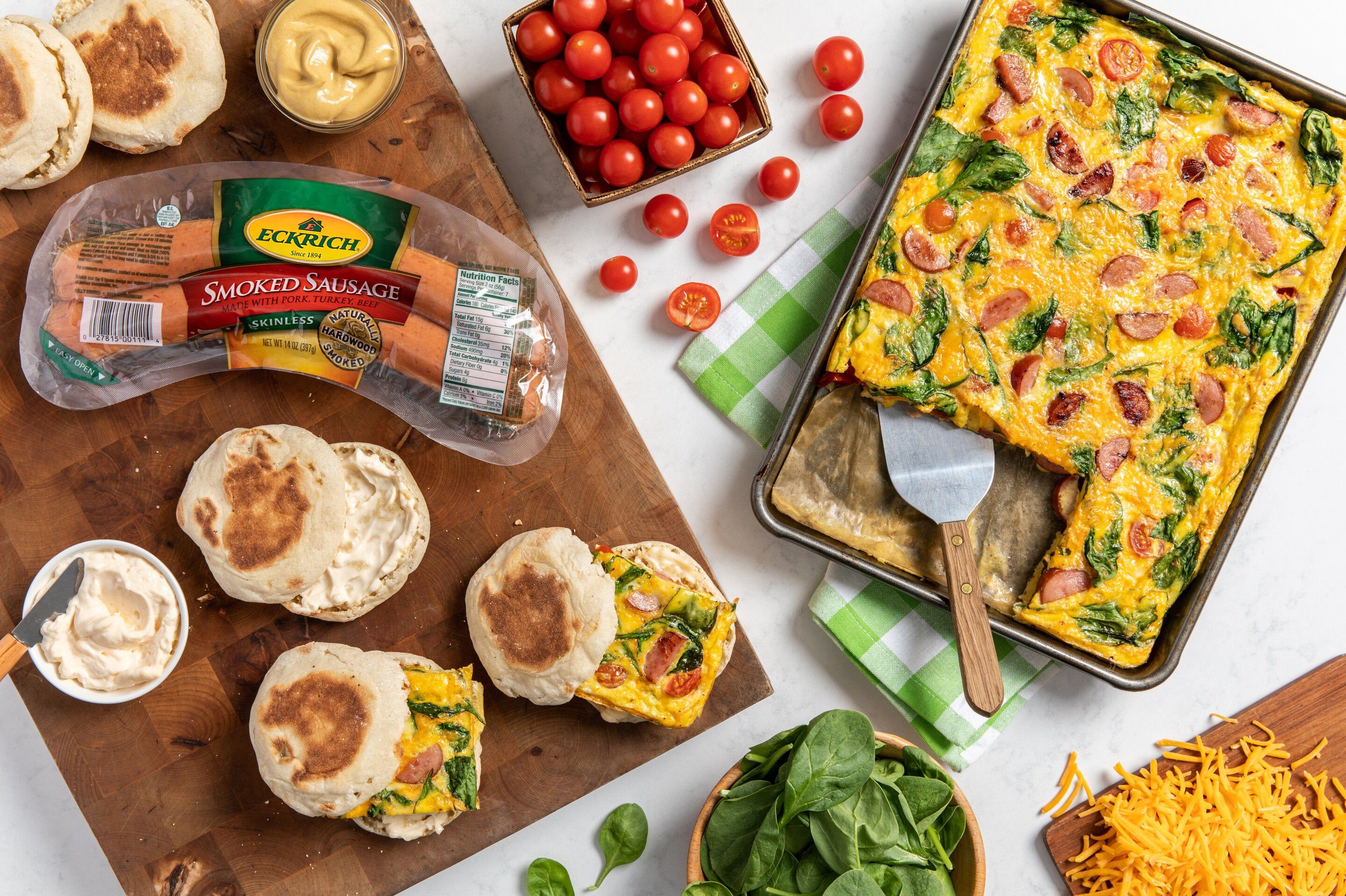 Meal Card: Sausage Egg Sandwiches – Recette Magazine