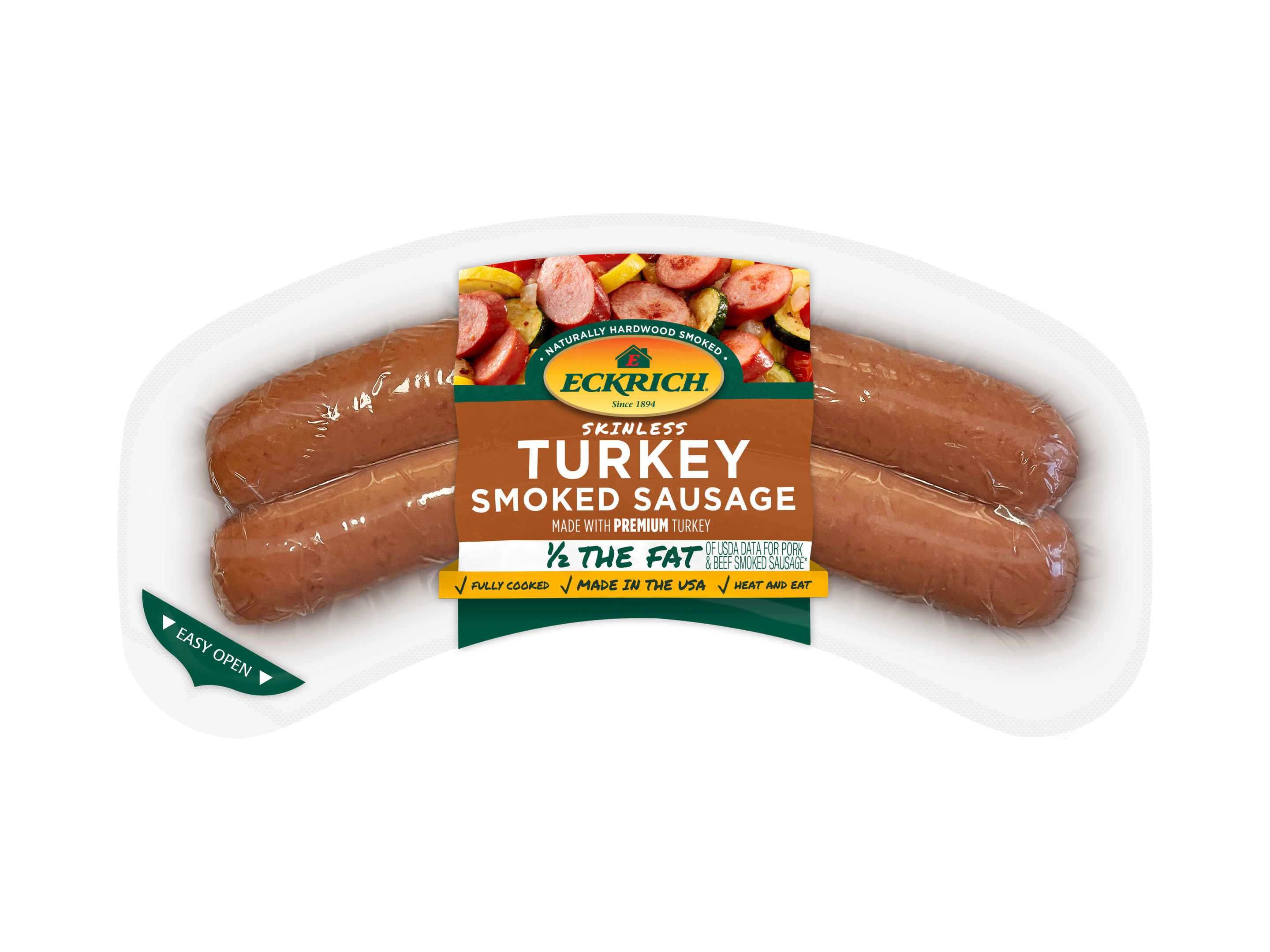 Turkey Skinless Smoked Sausage Rope