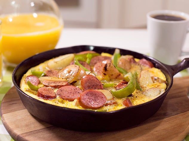 Potato Sausage Breakfast Skillet – Chef Shamy