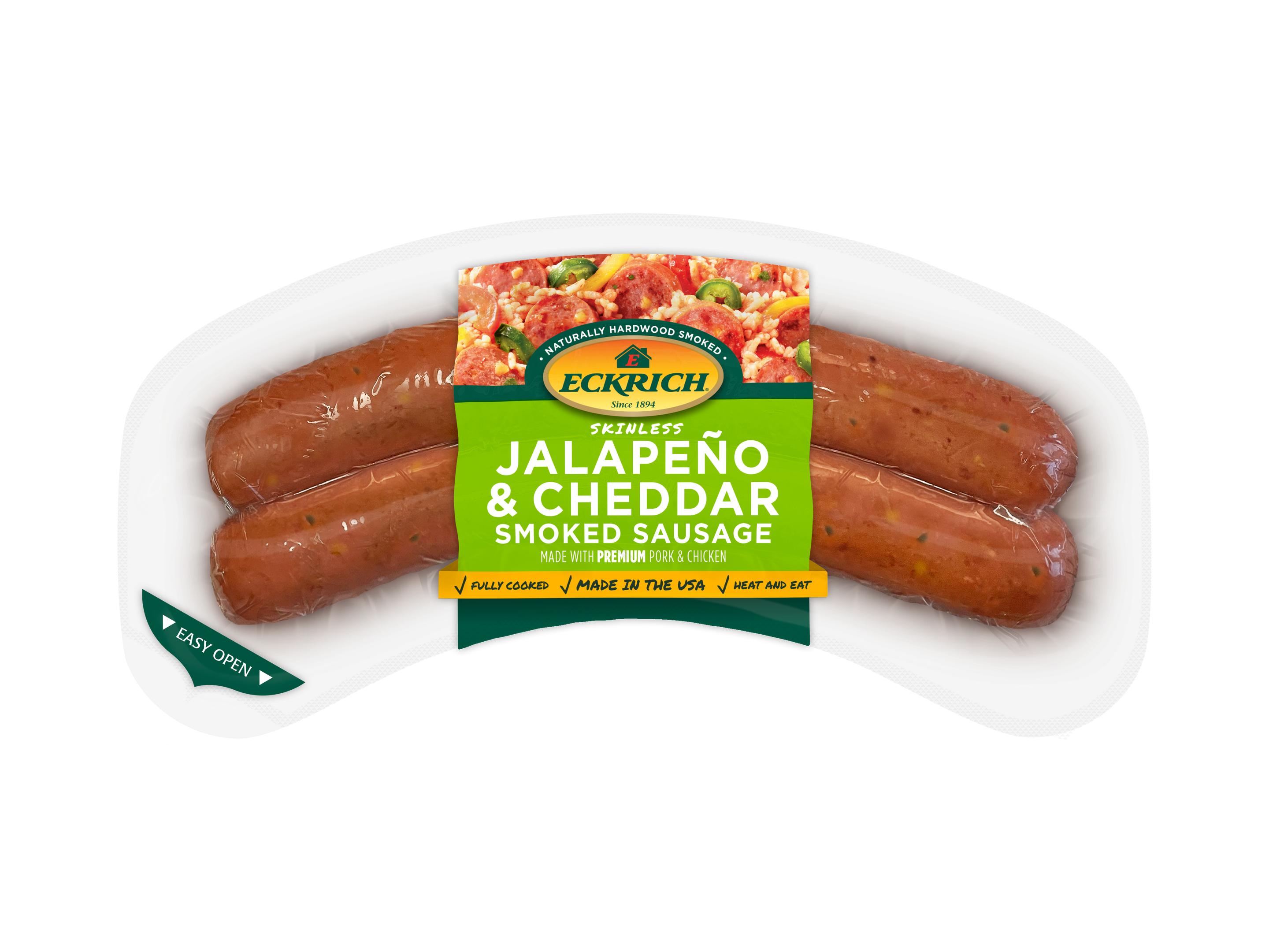 Pollok's Smoked Dry Sausage with Jalapeno