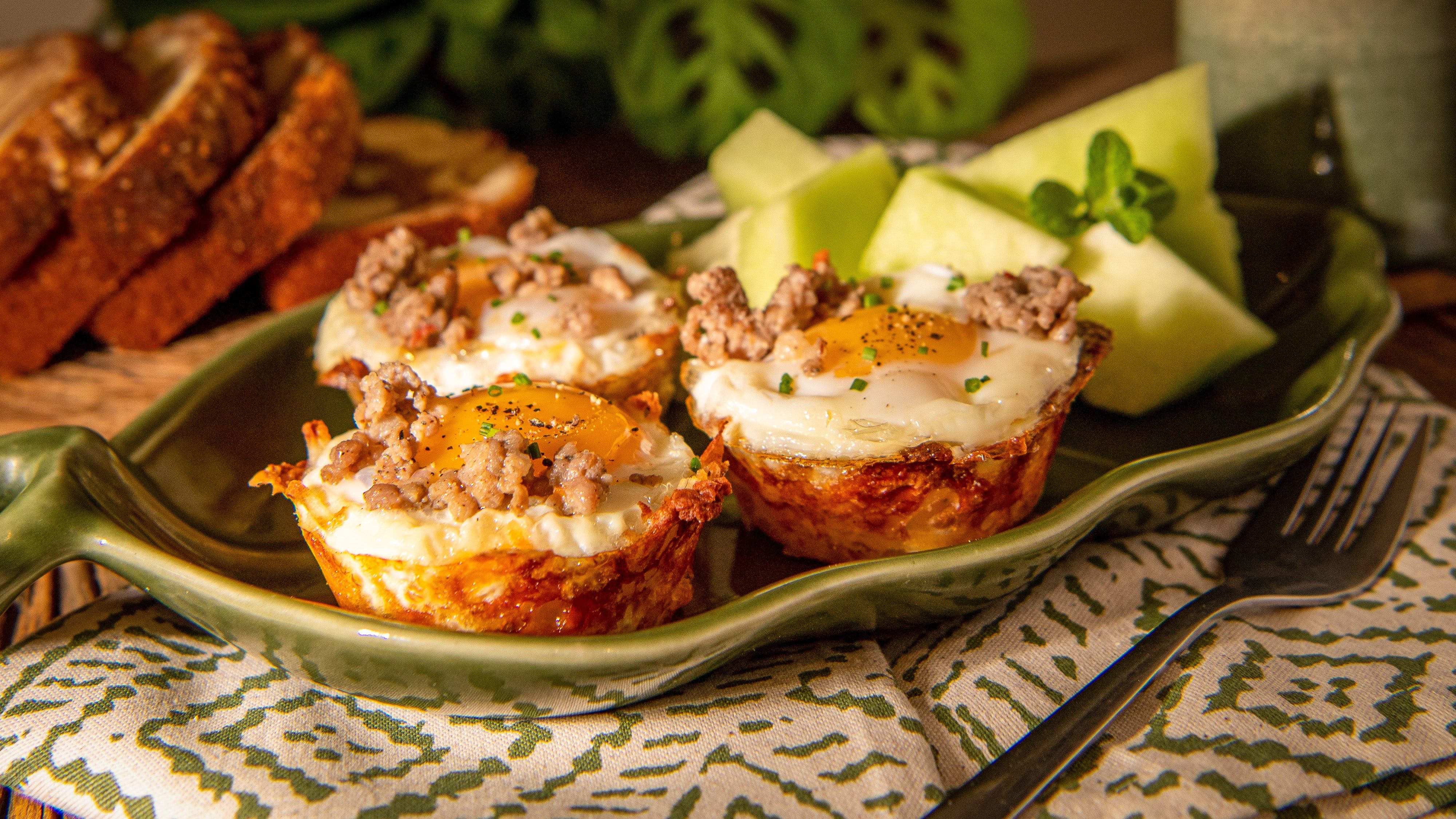 Hash-Brown Egg Cups