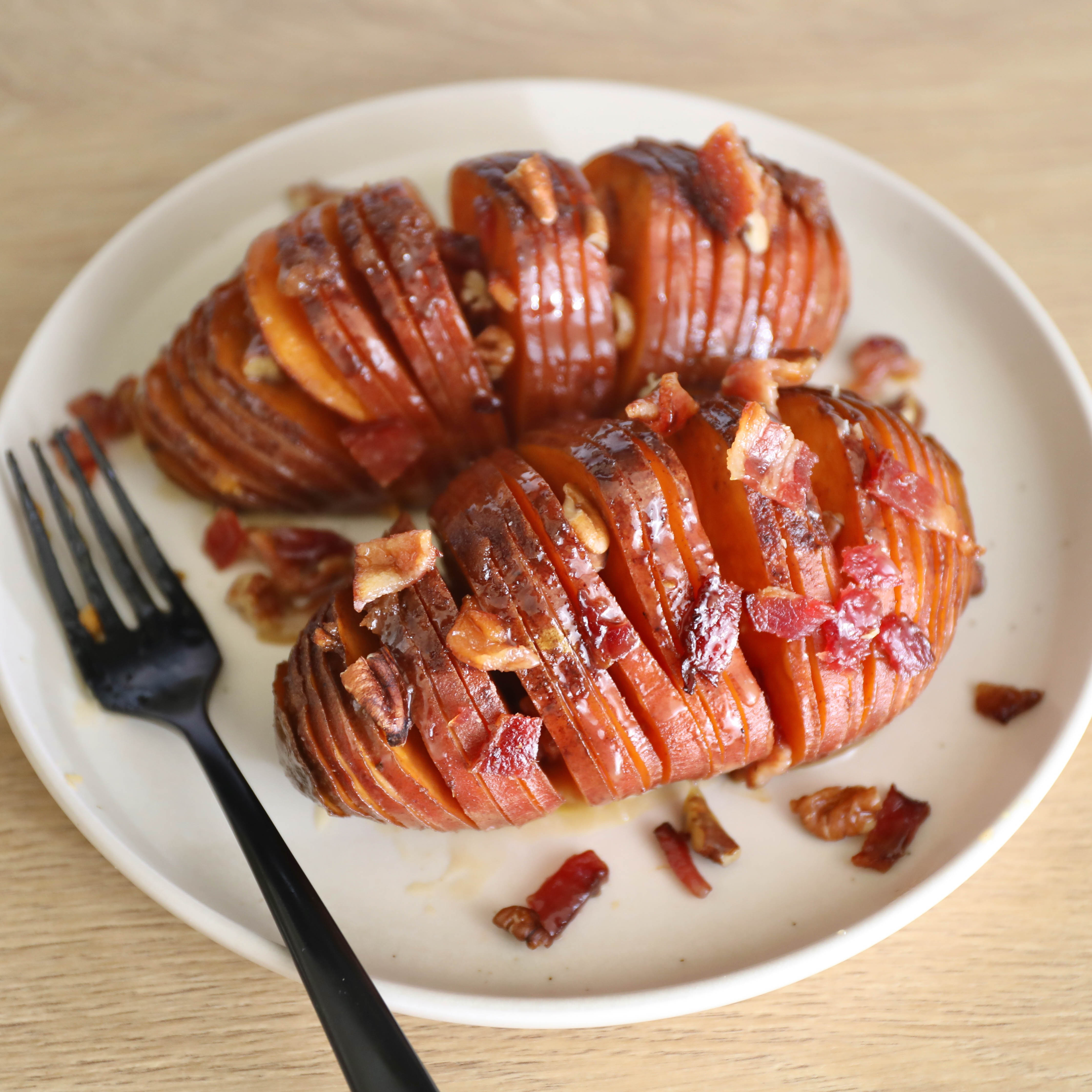 Mini Hasselback Potatoes - Spoon Fork Bacon