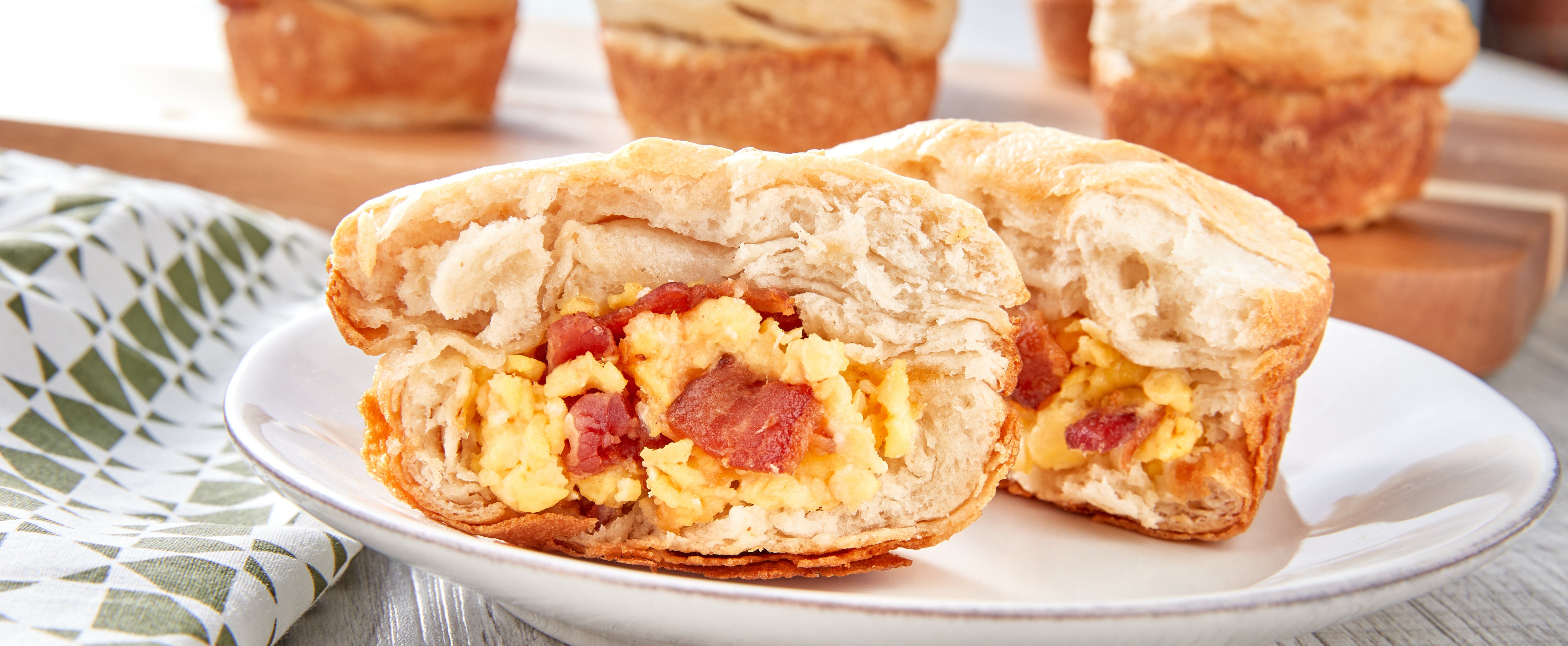 Bacon 'N Egg Stuffed Biscuits