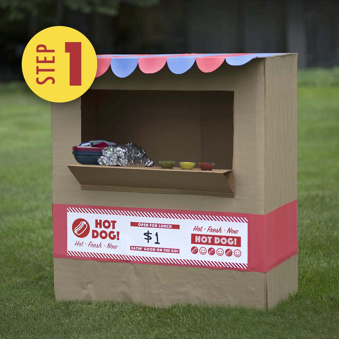 DIY Kid's Hot Dog Stand