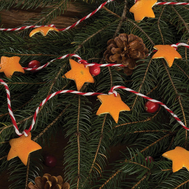 Orange Garland Centerpiece