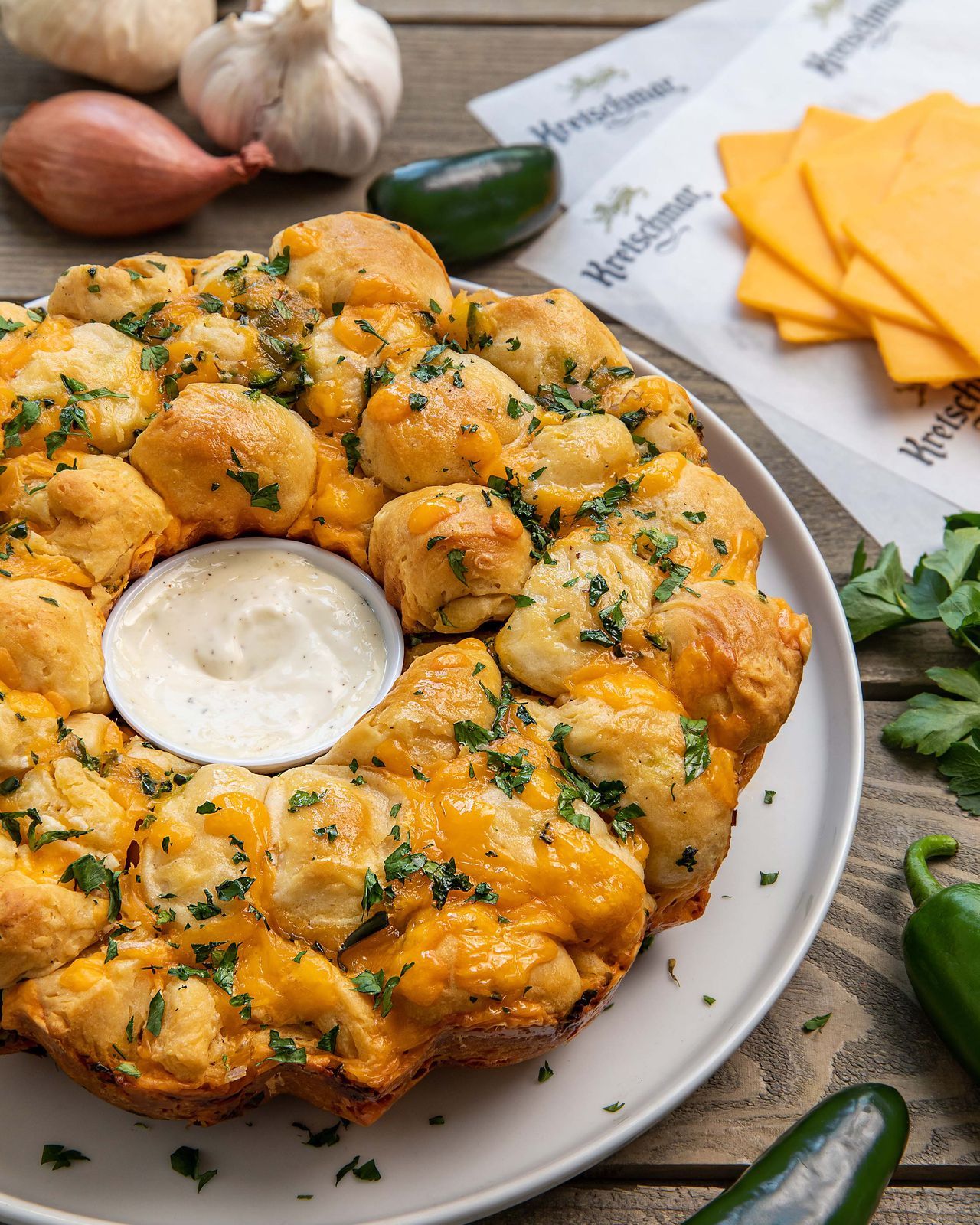 Jalapeno Cheddar Monkey Bread Kretschmar