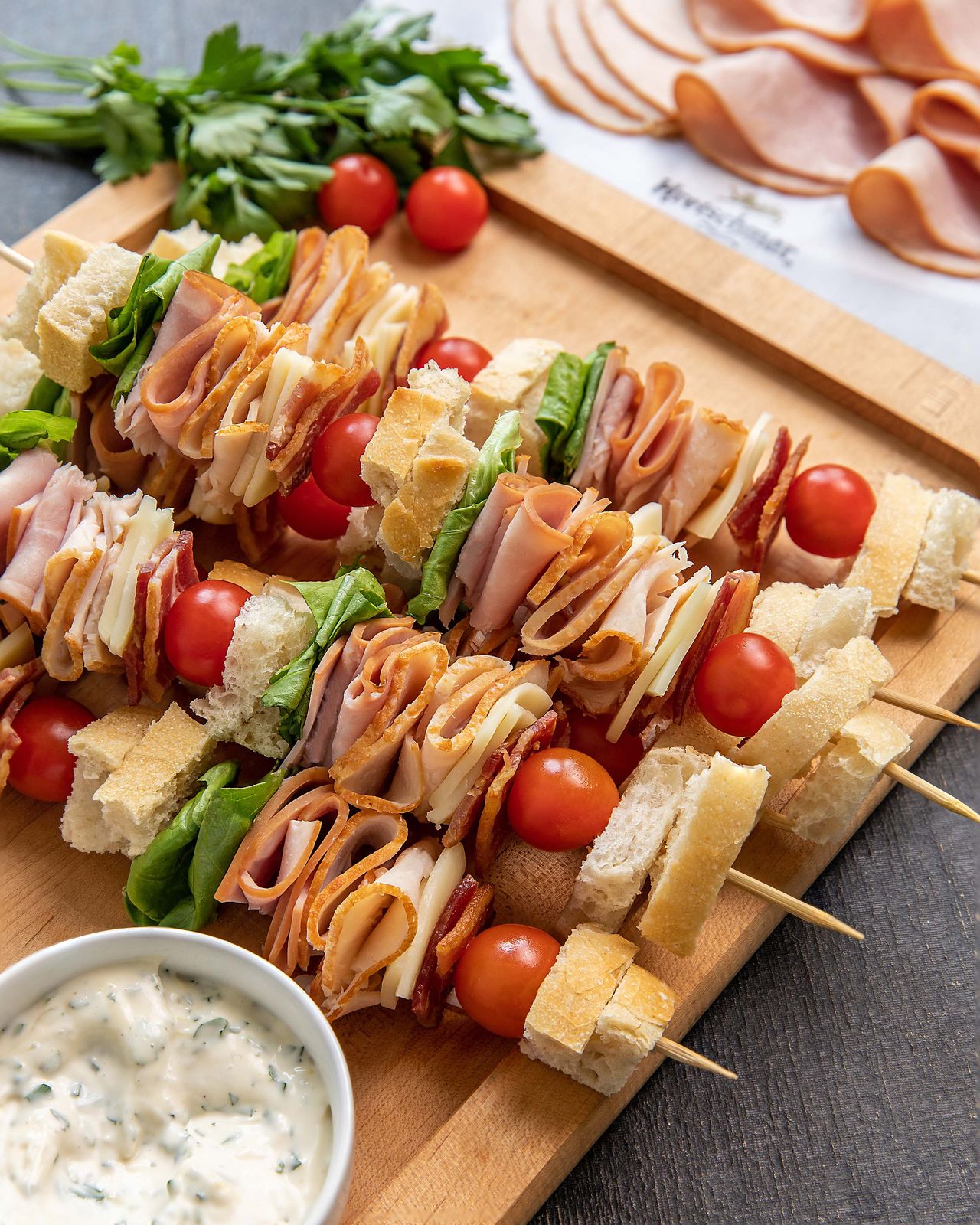 Club Sandwich Skewers | Kretschmar