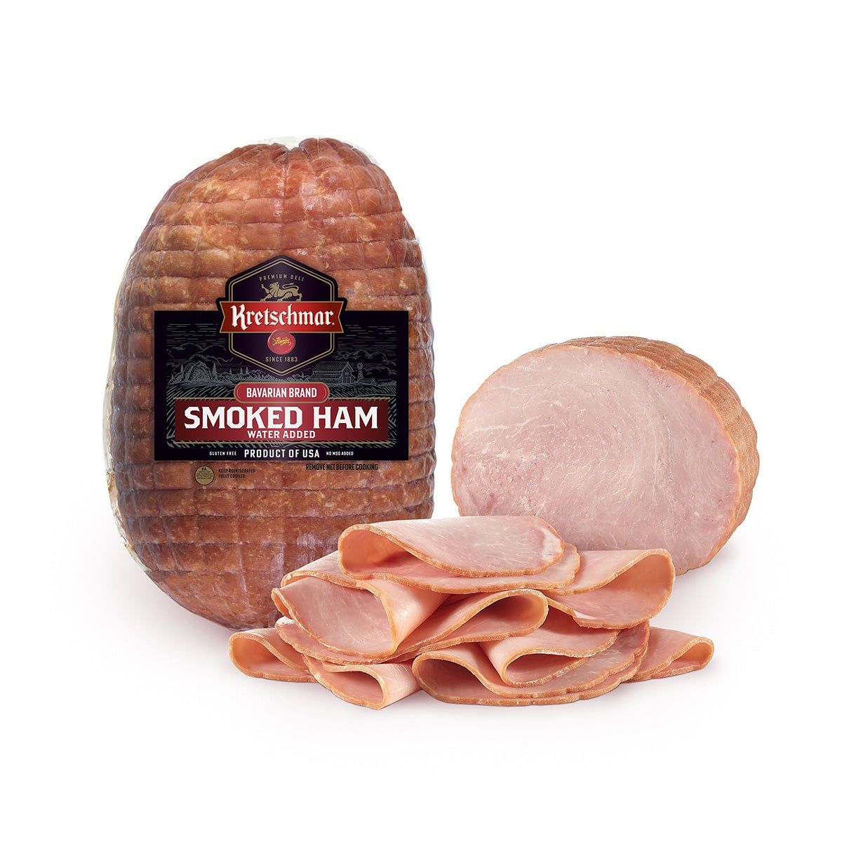 Bavarian Smoked Half Ham Water Added | Kretschmar