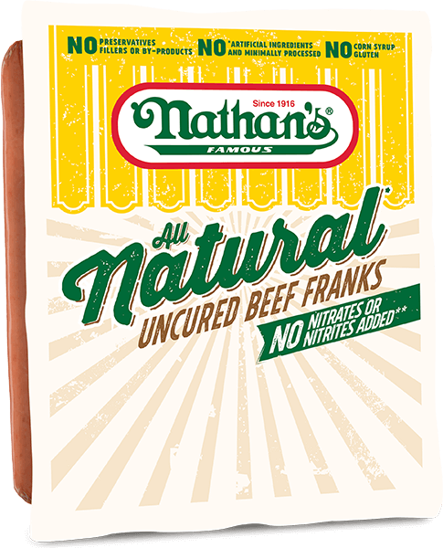 Nathan's Jumbo Foot Long Beef Franks - The Virtual Weber Gas Grill