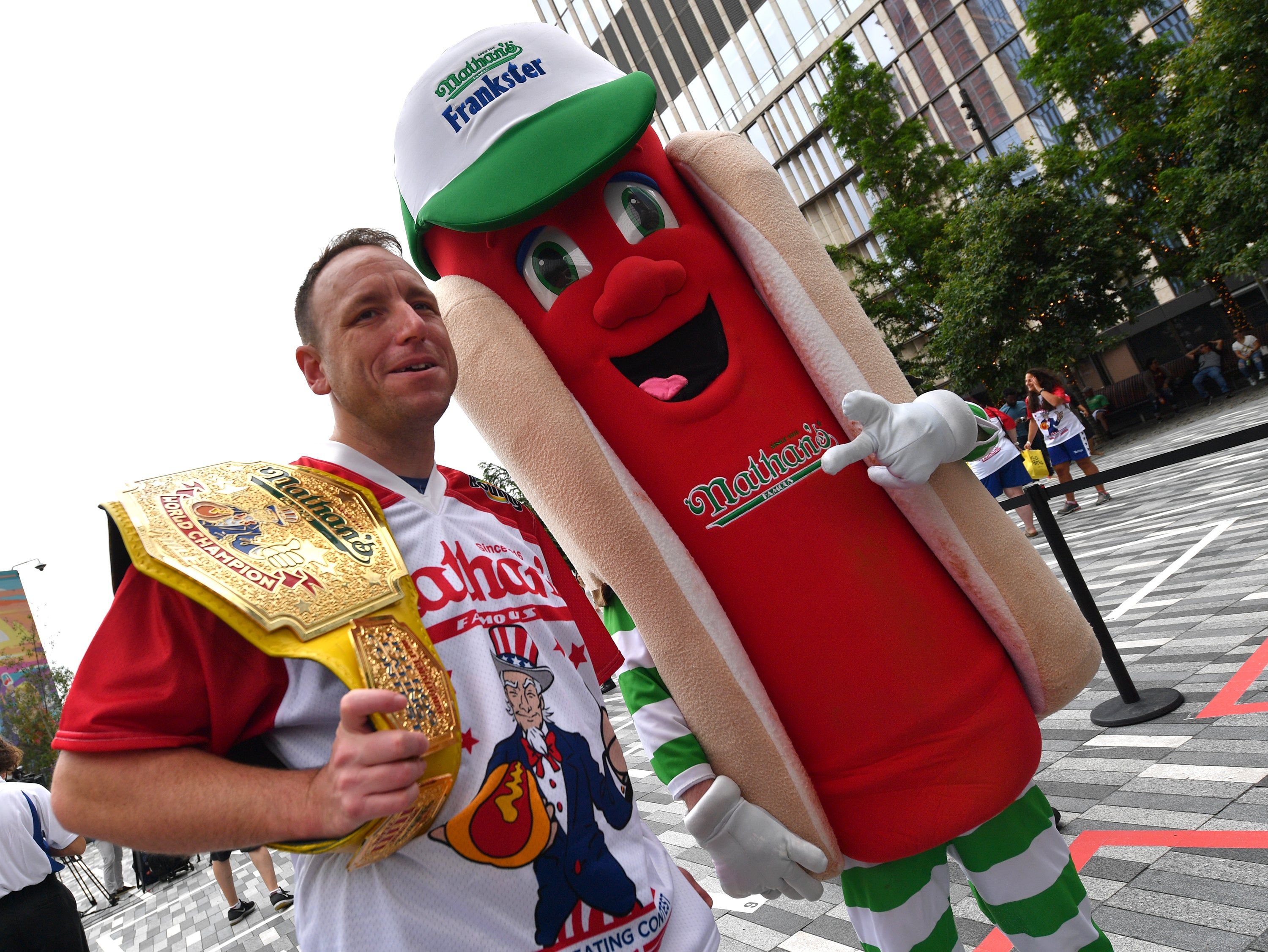 The Hot Dog Eating Contest Nathans