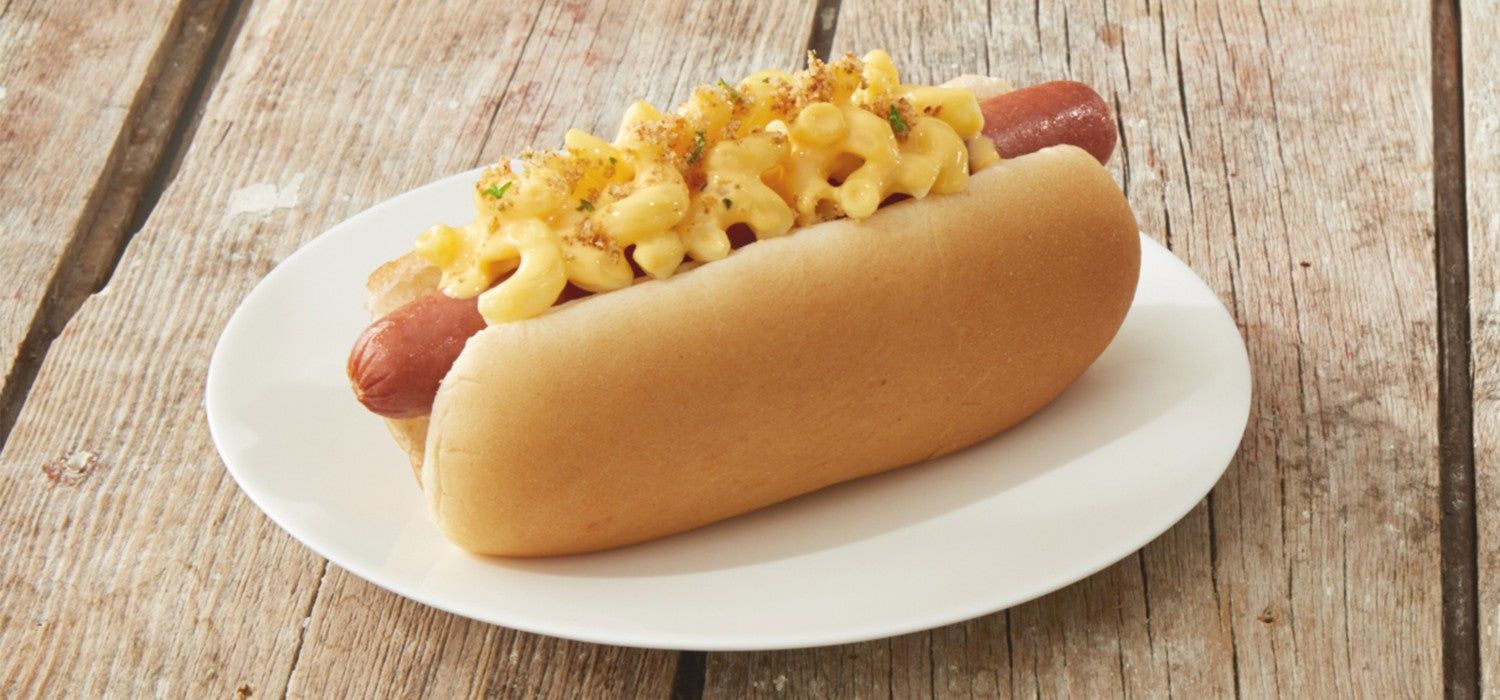 mac and cheese with hot dogs