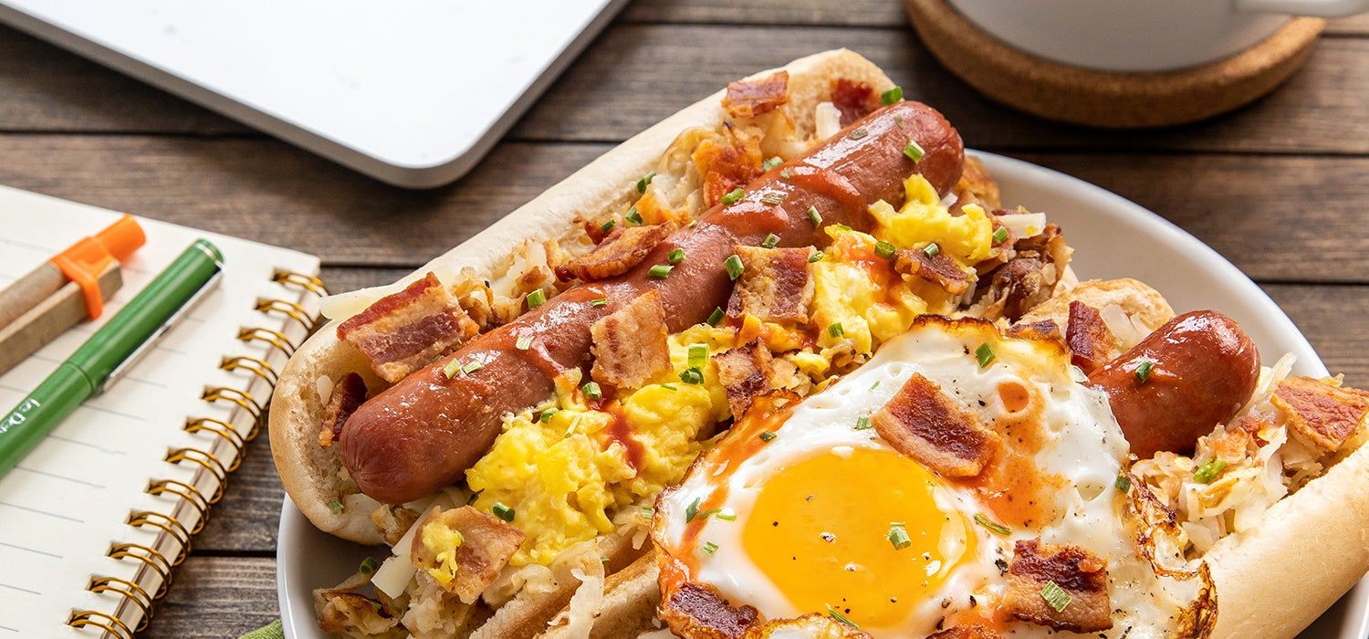 sausage bacon eggs