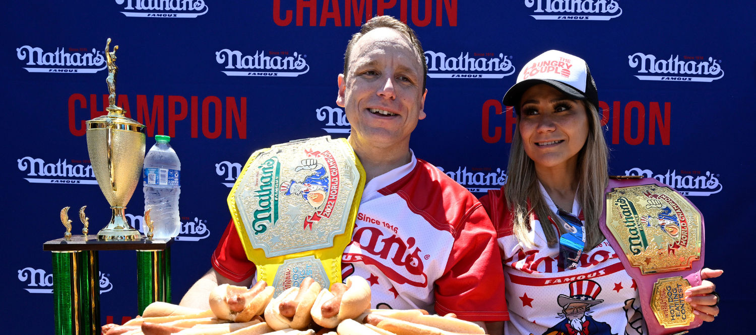 The Hot Dog Eating Contest Nathans