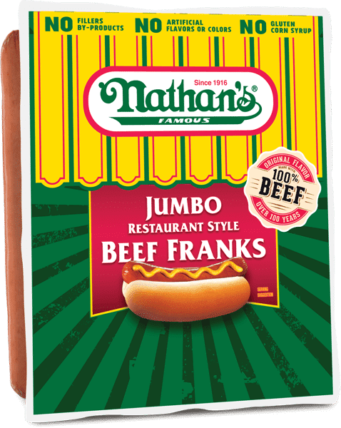 Jumbo Restaurant Style Beef Franks - 5 Pack