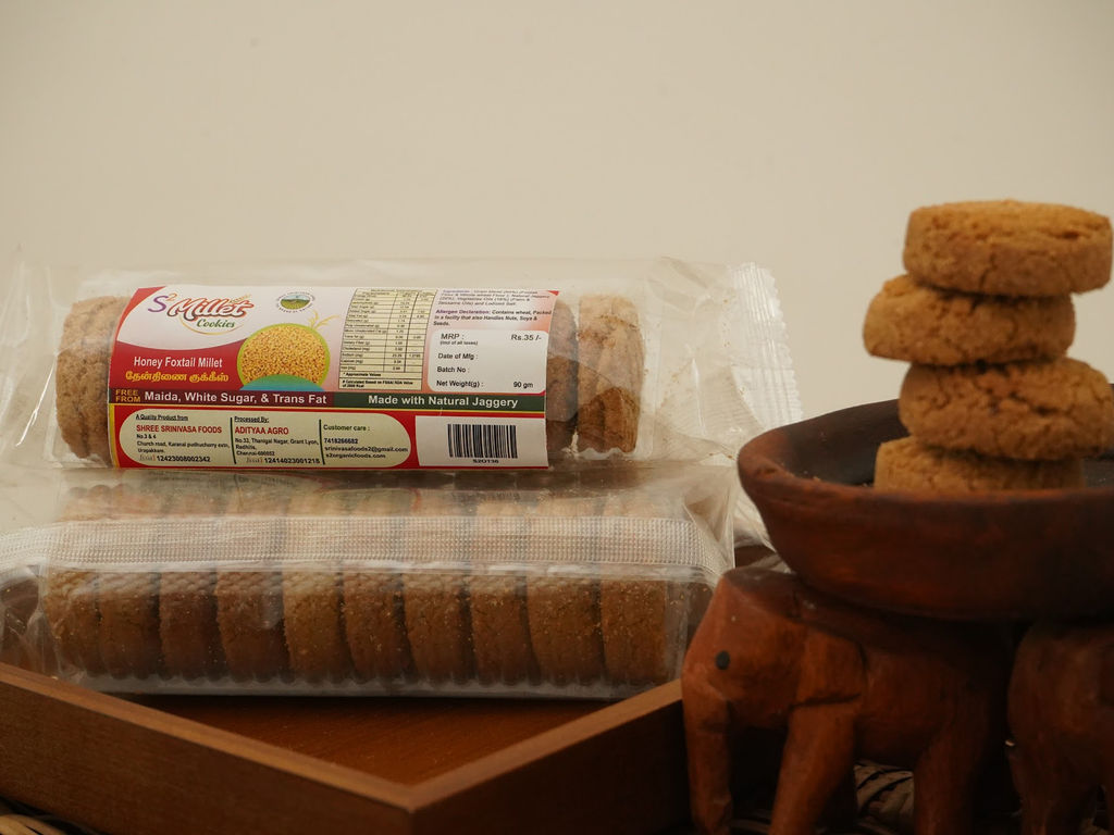 Honey Foxtail Millet Cookies New
