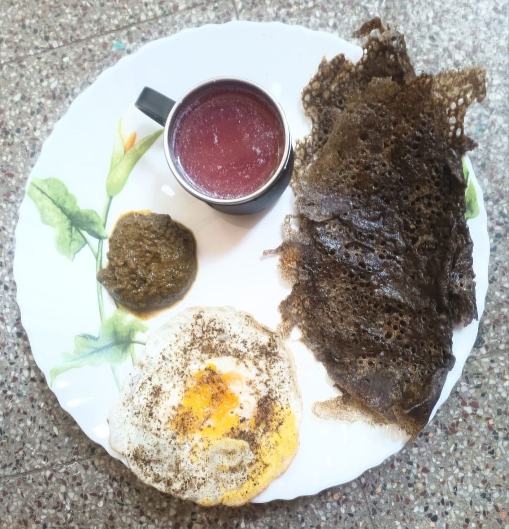 Moringa Ragi Dosa