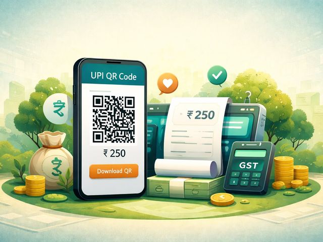 UPI QR Code Generator Hero