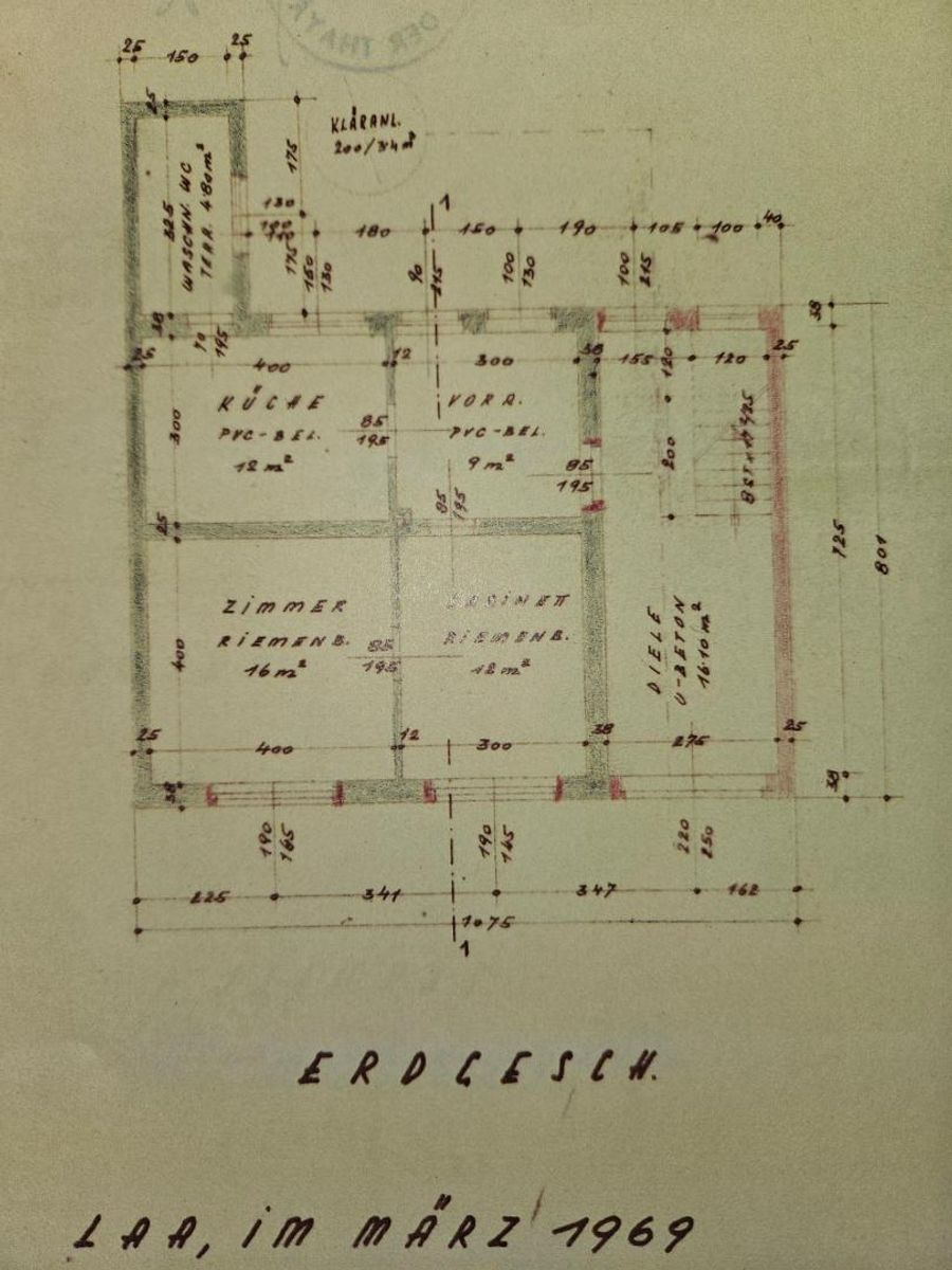 Haus kaufen in Niederösterreich Mistelbach Laa an der Thaya 2417/9006 Plan Erdgeschoss