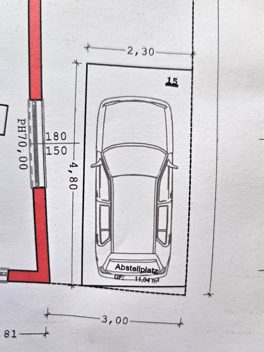 Wohnung kaufen in Niederösterreich Mistelbach Laa an der Thaya 2417/9855 13 PlanParkplatz