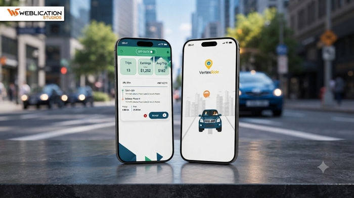 VertexRide Smart Ride-Hailing App