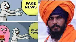 Amritpal fake news 4.4.23