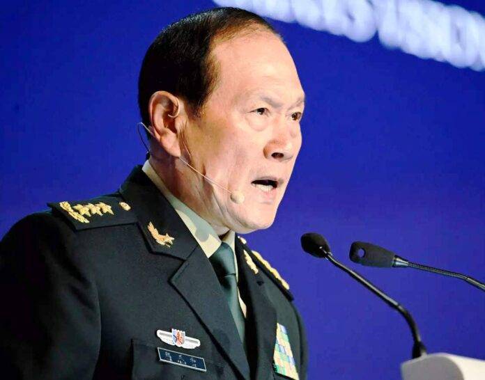 CHINNA DEFENCE MINISTER SNE IMAGE