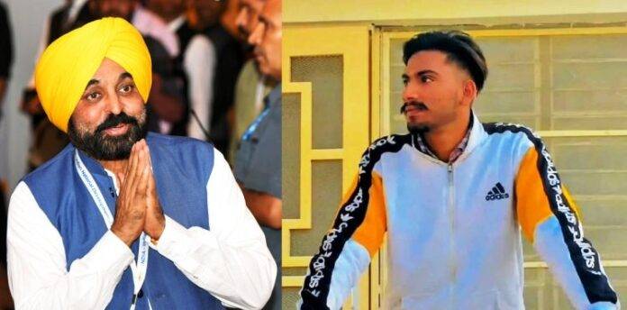 SUBHKARAN SINGH WITH CM MANN (FILE PHOTO)