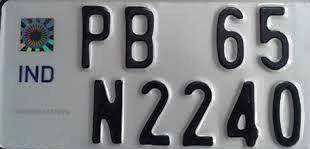 PUNJAB HIGH SECURITY PLATE NO-SNE