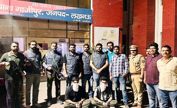 SHOOTER ARRESTED PUNJAB POLICE & UP STF JOINT OPERATION AT UP BY SNE NEWS IMAGE