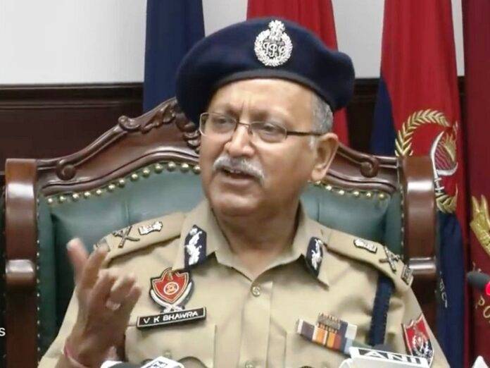 VK Bawara DGP Punjab