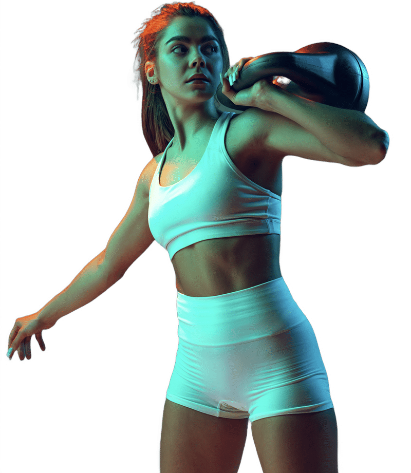 women with kettlebell 2