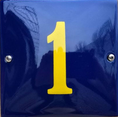 Emaille huisnummer Model Huizen