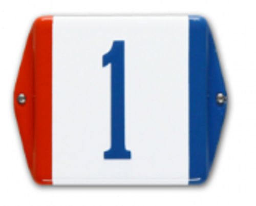 Emaille huisnummer Model Baarle Nassau