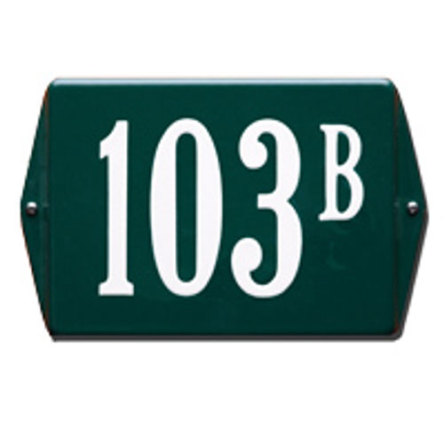 Geëmailleerde huisnummers Oor model