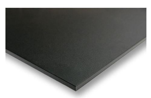Naambord van teakhout