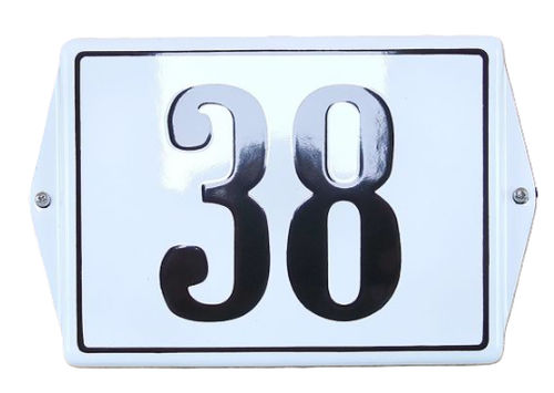 Nostalgisch huisnummerborden