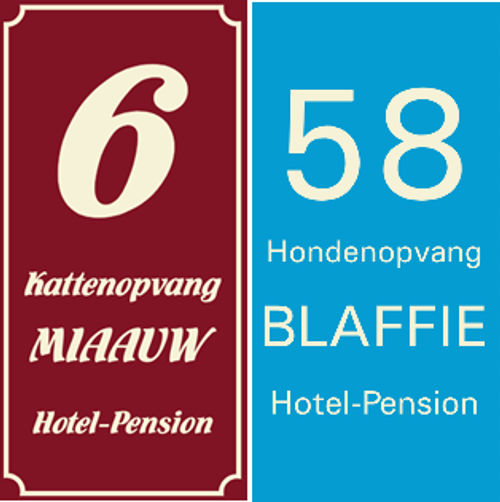 Naamborden geëmailleerd eigen tekst