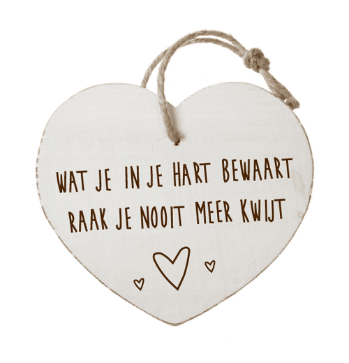 Houten hartenwens: Wat je in je hart bewaard