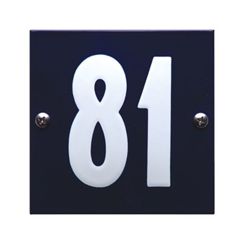 Emaille huisnummer Model Tiel