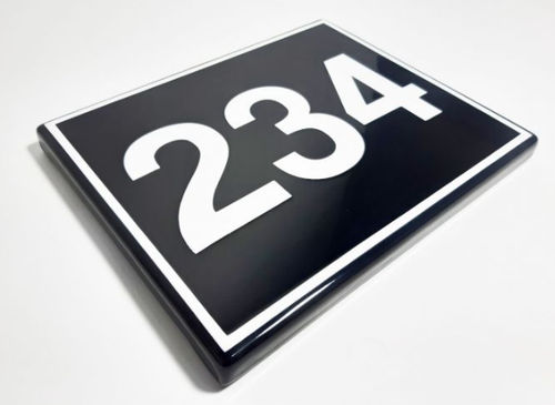 Huisnummerborden Bloomingdale