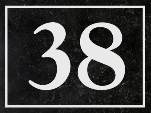 Budget huisnummerbord Natuursteen