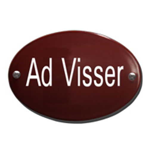 Klein emaille naamplaatje