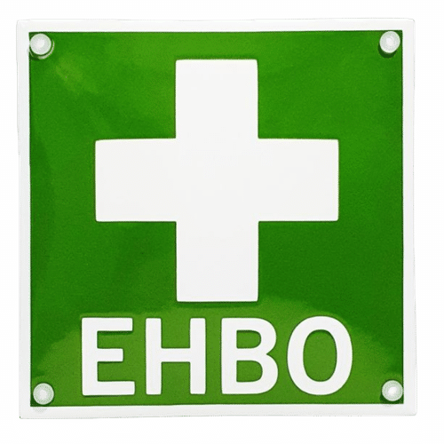 Aanduidingsbord: EHBO - Eerste Hulp Bij Ongevallen