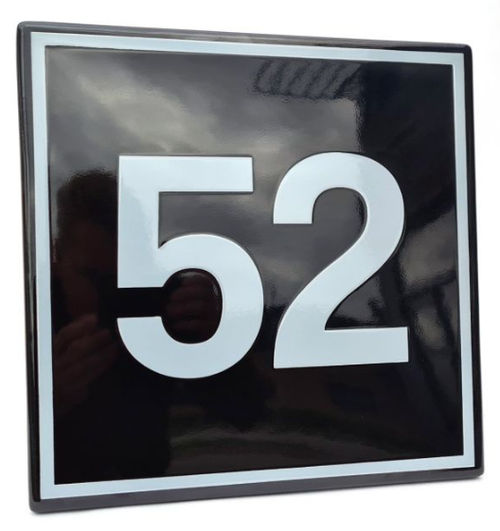 Emaille huisnummerbord Bloomingdale